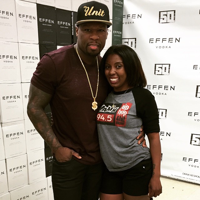 Spotted: 50 Cent on Promo Run and DJ Drama Stops by Naga